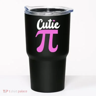 Cutie Pi Pi Day Heart Tumbler