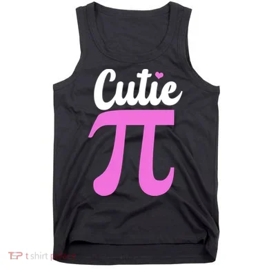 Cutie Pi Pi Day Heart Tank Top