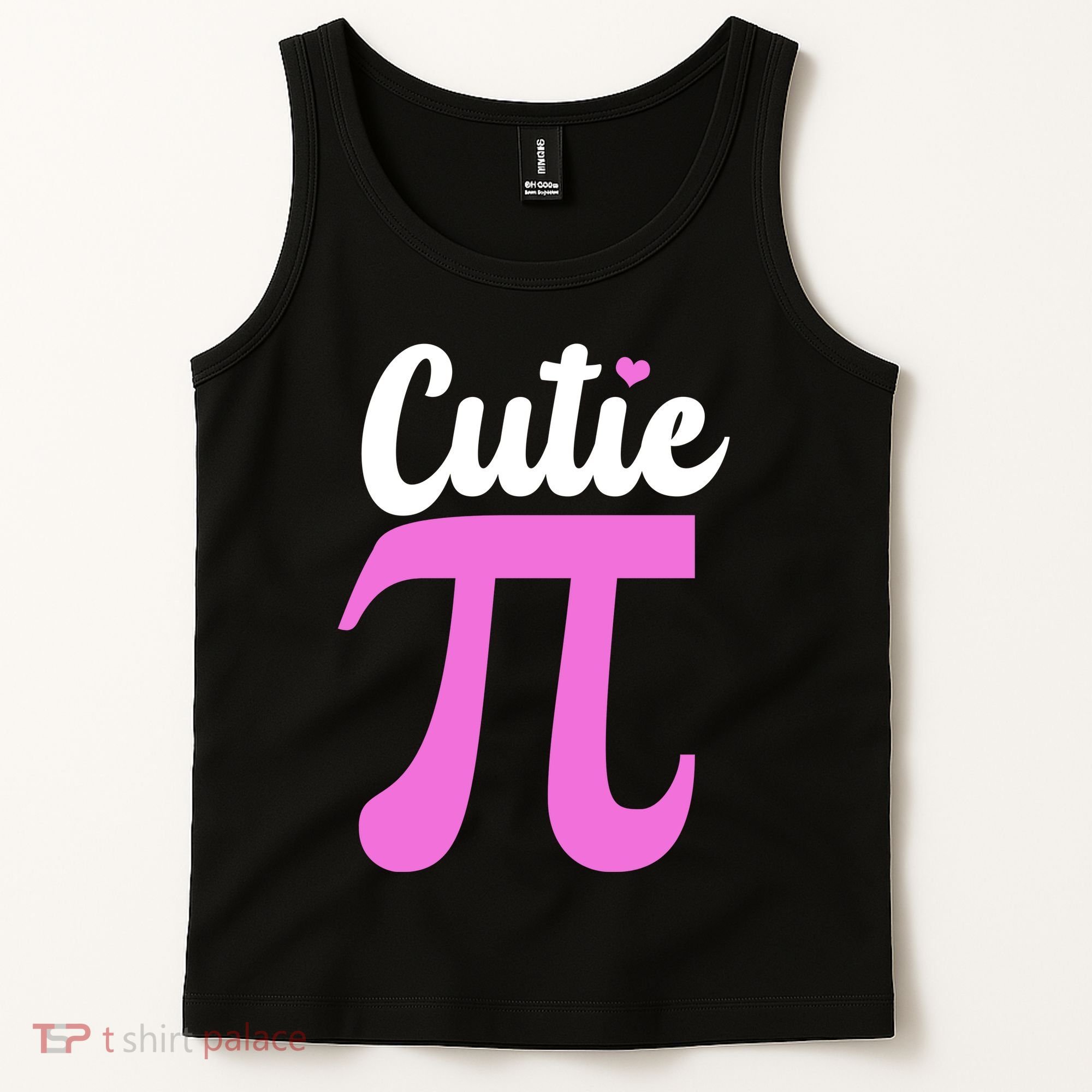 Cutie Pi Pi Day Heart Tank Top