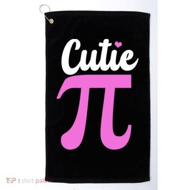 Cutie Pi Pi Day Heart Golf Towel