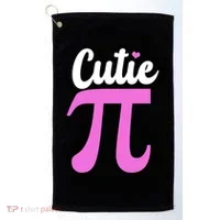 Cutie Pi Pi Day Heart Golf Towel thumb 0