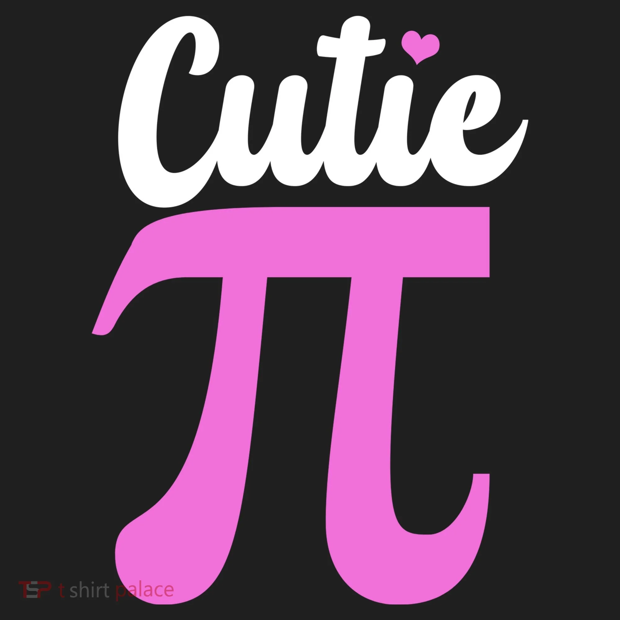 Cutie Pi Pi Day Heart Golf Towel