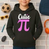 Cutie Pi Pi Day Heart Kids Hoodie thumb 2