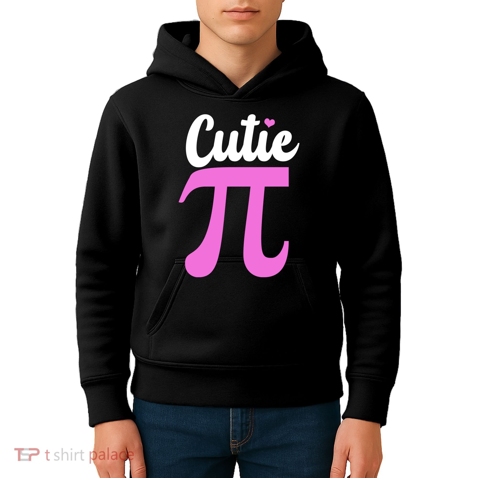 Cutie Pi Pi Day Heart Kids Hoodie