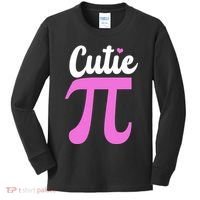 Cutie Pi Pi Day Heart Kids Long Sleeve Shirt thumb 0