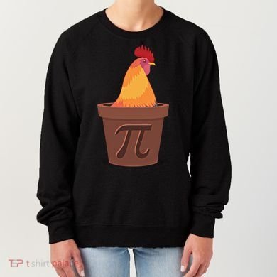 Chicken Pot Pie Pi Funny Math Cooking Gift Women's Sweatshirt
