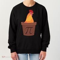 Chicken Pot Pie Pi Funny Math Cooking Gift Women's Sweatshirt thumb 0