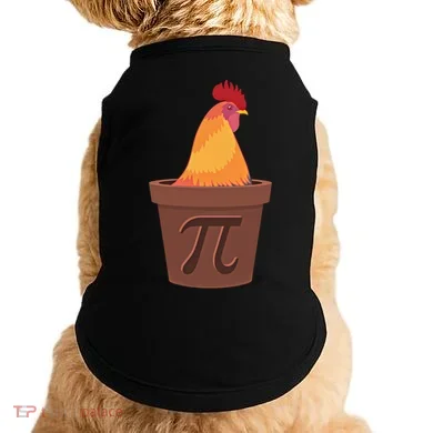 Chicken Pot Pie Pi Funny Math Cooking Gift Doggie Tank