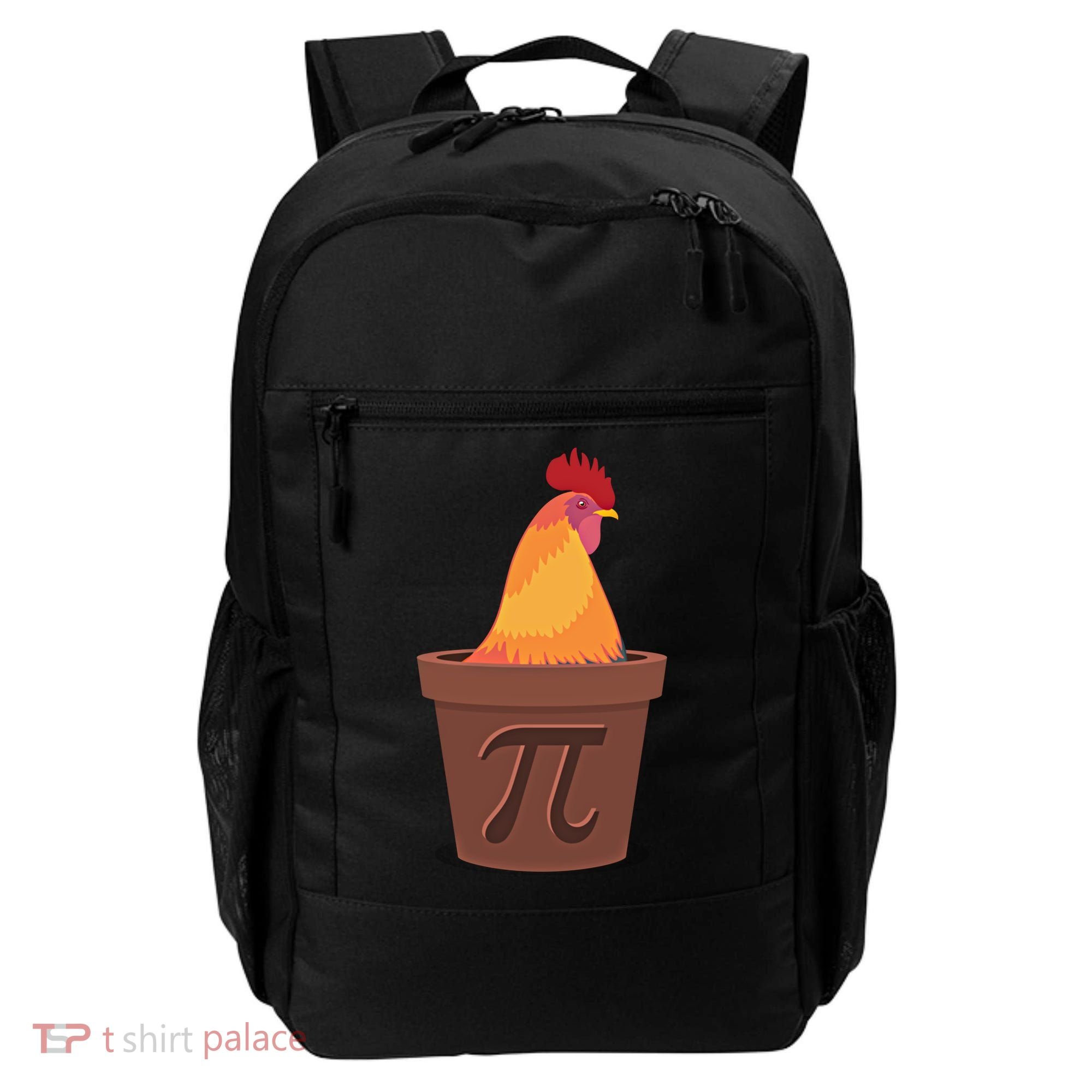 Chicken Pot Pie Pi Funny Math Cooking Gift Backpack