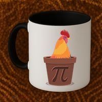 Chicken Pot Pie Pi Funny Math Cooking Gift Coffee Mug thumb 2