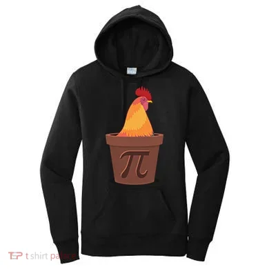Chicken Pot Pie Pi Funny Math Cooking Gift Women's Hoodie