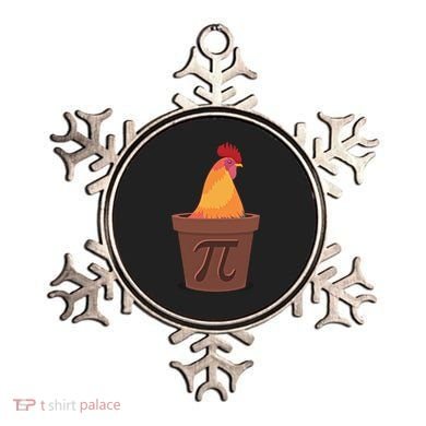 Chicken Pot Pie Pi Funny Math Cooking Gift Ornament