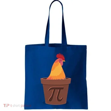 Chicken Pot Pie Pi Funny Math Cooking Gift Tote Bag
