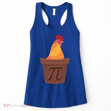 Chicken Pot Pie Pi Funny Math Cooking Gift Women's Tank Top