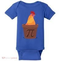 Chicken Pot Pie Pi Funny Math Cooking Gift Baby Bodysuit thumb 0