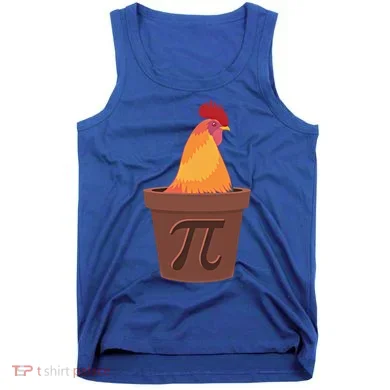 Chicken Pot Pie Pi Funny Math Cooking Gift Tank Top