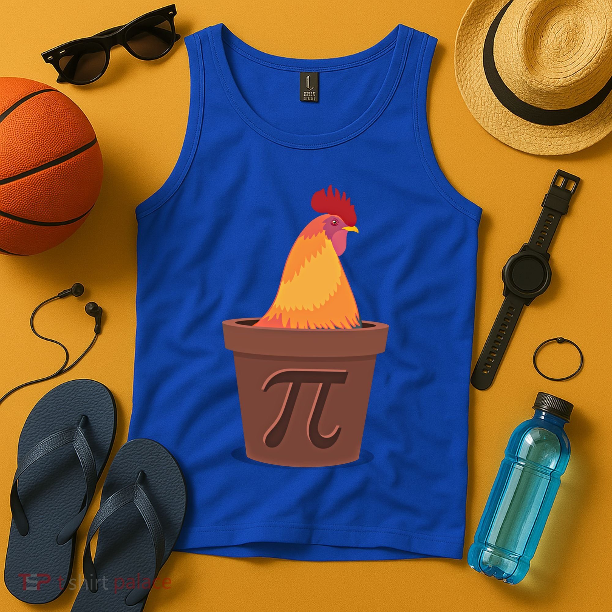 Chicken Pot Pie Pi Funny Math Cooking Gift Tank Top
