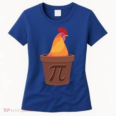 Chicken Pot Pie Pi Funny Math Cooking Gift Women's T-Shirt