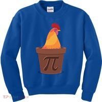Chicken Pot Pie Pi Funny Math Cooking Gift Kids Sweatshirt thumb 0