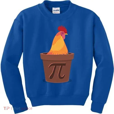 Chicken Pot Pie Pi Funny Math Cooking Gift Kids Sweatshirt