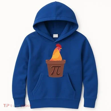 Chicken Pot Pie Pi Funny Math Cooking Gift Kids Hoodie