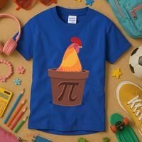 Chicken Pot Pie Pi Funny Math Cooking Gift Kids T-Shirt thumb 3