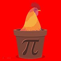 Chicken Pot Pie Pi Funny Math Cooking Gift Santa Hat thumb 1