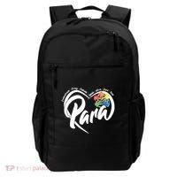 Cute Para Paraprofessional Teacher Heart Backpack thumb 0