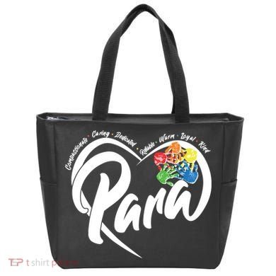 Cute Para Paraprofessional Teacher Heart Tote Bag