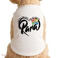 Cute Para Paraprofessional Teacher Heart Doggie Tank thumb 0