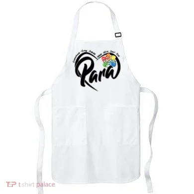 Cute Para Paraprofessional Teacher Heart Apron