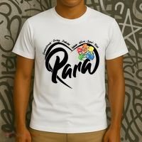 Cute Para Paraprofessional Teacher Heart T-Shirt thumb 3