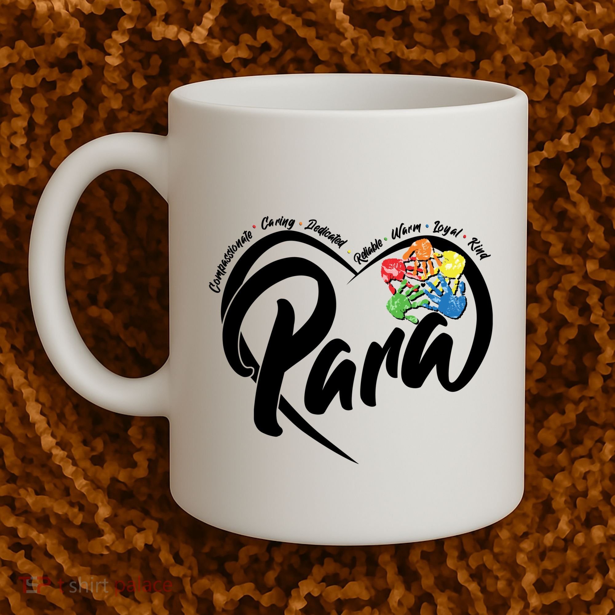 Cute Para Paraprofessional Teacher Heart Coffee Mug