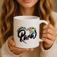 Cute Para Paraprofessional Teacher Heart Coffee Mug thumb 3