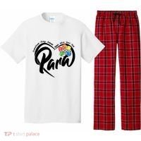 Cute Para Paraprofessional Teacher Heart Pajama Set thumb 0