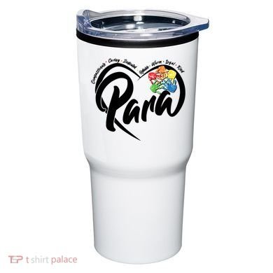 Cute Para Paraprofessional Teacher Heart Tumbler