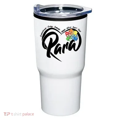 Cute Para Paraprofessional Teacher Heart Tumbler