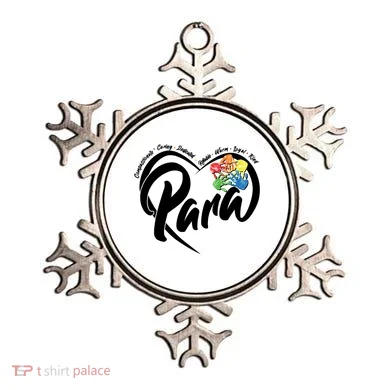 Cute Para Paraprofessional Teacher Heart Ornament