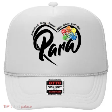 Cute Para Paraprofessional Teacher Heart Hat