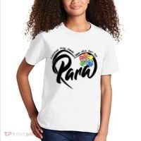 Cute Para Paraprofessional Teacher Heart Kids T-Shirt thumb 2