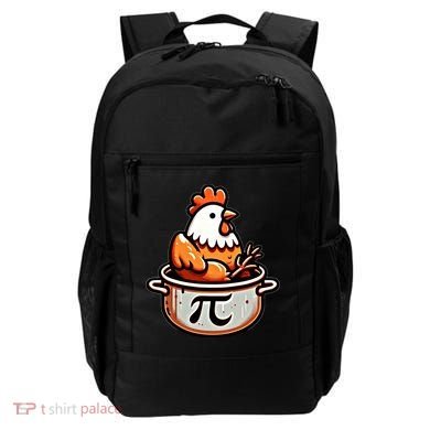 Chicken Pot Pie Funny Math Pun Chicken Pot Pi Day Gift Backpack