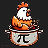 Chicken Pot Pie Funny Math Pun Chicken Pot Pi Day Gift Beanie thumb 2