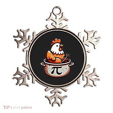 Chicken Pot Pie Funny Math Pun Chicken Pot Pi Day Gift Ornament