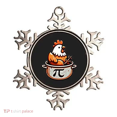 Chicken Pot Pie Funny Math Pun Chicken Pot Pi Day Gift Ornament