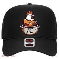 Chicken Pot Pie Funny Math Pun Chicken Pot Pi Day Gift Hat thumb 0