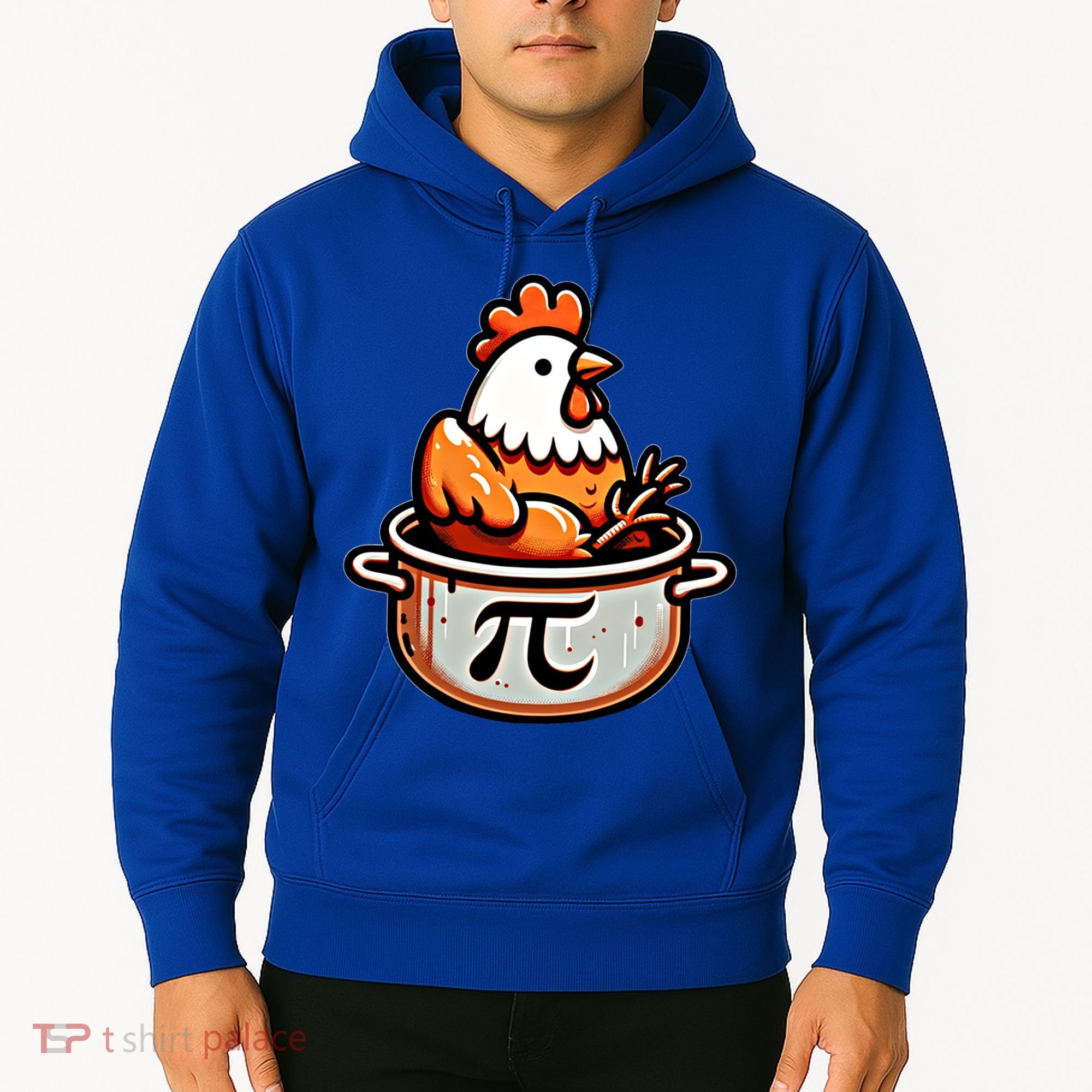 Chicken Pot Pie Funny Math Pun Chicken Pot Pi Day Gift Hoodie