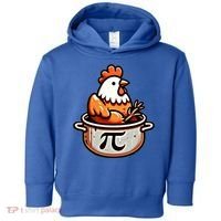 Chicken Pot Pie Funny Math Pun Chicken Pot Pi Day Gift Toddler Hoodie thumb 0