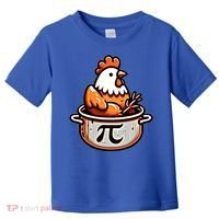 Chicken Pot Pie Funny Math Pun Chicken Pot Pi Day Gift Toddler T-Shirt thumb 0