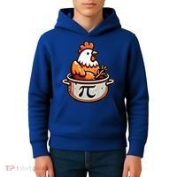 Chicken Pot Pie Funny Math Pun Chicken Pot Pi Day Gift Kids Hoodie thumb 4