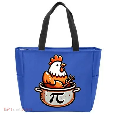 Chicken Pot Pie Funny Math Pun Chicken Pot Pi Day Gift Tote Bag